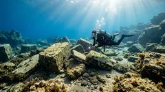 Un "cimitero di navi" sottomarino risalente a 2000 anni fa scoperto al largo delle coste della Libia
