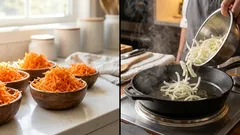 Perché non dovresti friggere cipolle e carote insieme: cosa succede se le cucini in questo modo