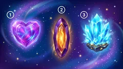 Quale cristallo scegli per primo? Il test visivo che parla di autocontrollo e sensibilità